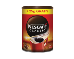 Nescafe classic, 250g+25g gratis