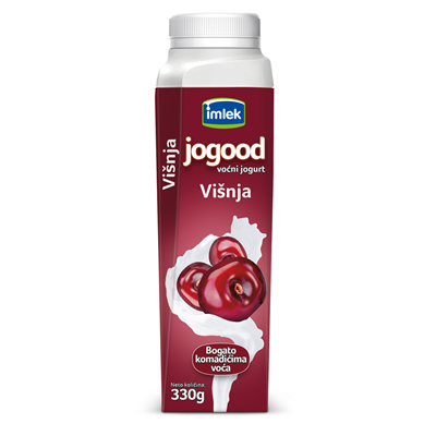 jogood Voćni jogurt višnja 330 g tt