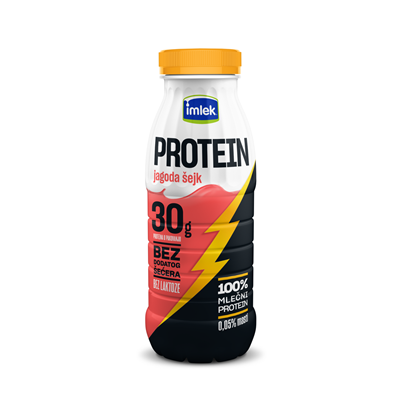 imlek Protein šejk jagoda 300 ml pet ambalaža