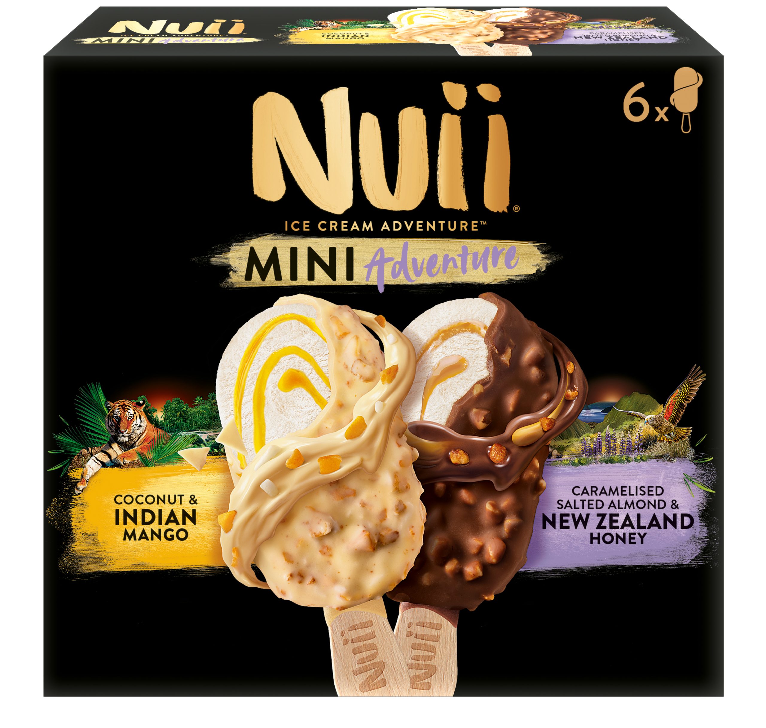 NUII Mango + New Zeland Honey, 6x55ml