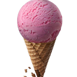 HIT Ball Top Cone Strawberry, 30x110ml