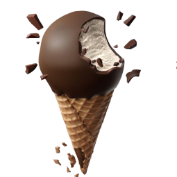 HIT Ball Top Cone Vanilla, 40x114ml