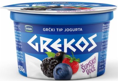 JOGURT GRČKI GREKOS ŠUMSKO VOĆE 150G