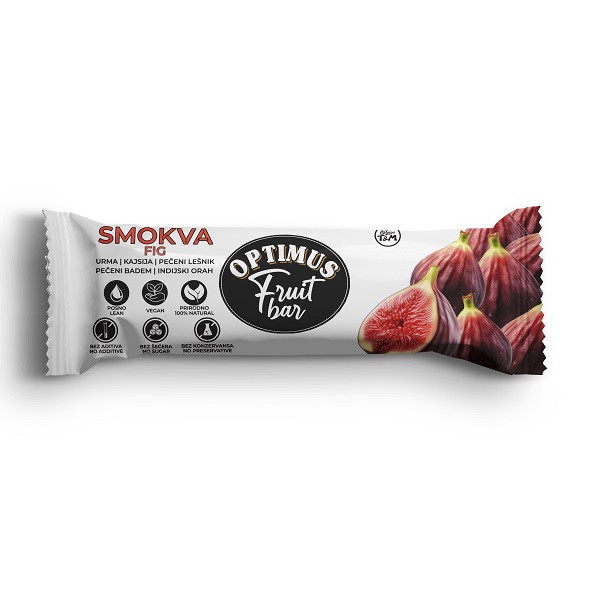 Optimus vocna plocica smokva 40g - Office Bite prodavnica