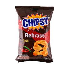 Chipsy Cips rebrasti ljuti 140g