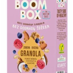 GRANOLA OVSENA ŠUM.VOĆE&KOKOS&BADEM BOOM BOX 300G