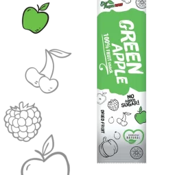 Zelena Jabuka 15g, Mela Fruit vocna plocica