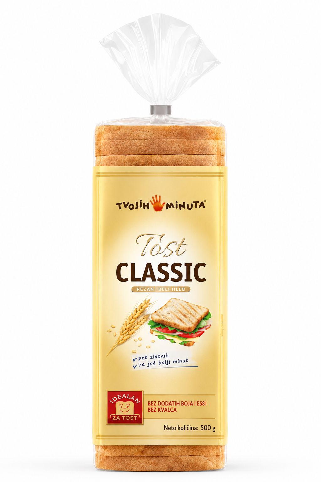 Tost Classic – Tvojih 5 Minuta 500 g