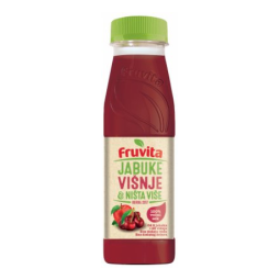 Fruvita Jabuke Višnje 0,33 l 100% Voće