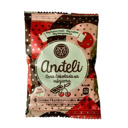 Anđeli kolač, crna čokolada sa višnjama 50 gr