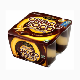 Choco Loco Mlečni Puding Čokolada-Vanila 4x125 g