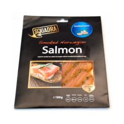 Squadra Smoked Norwegian Salmon Mediterraneo 100 g