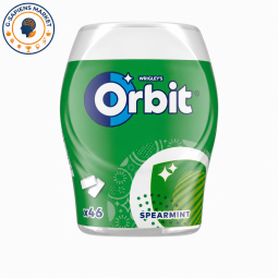 Žvake Spearmint Bottle Orbit 46g bočica